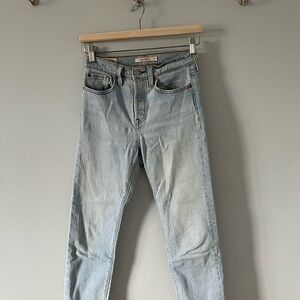 Levi's Sky Blue Straight Jeans